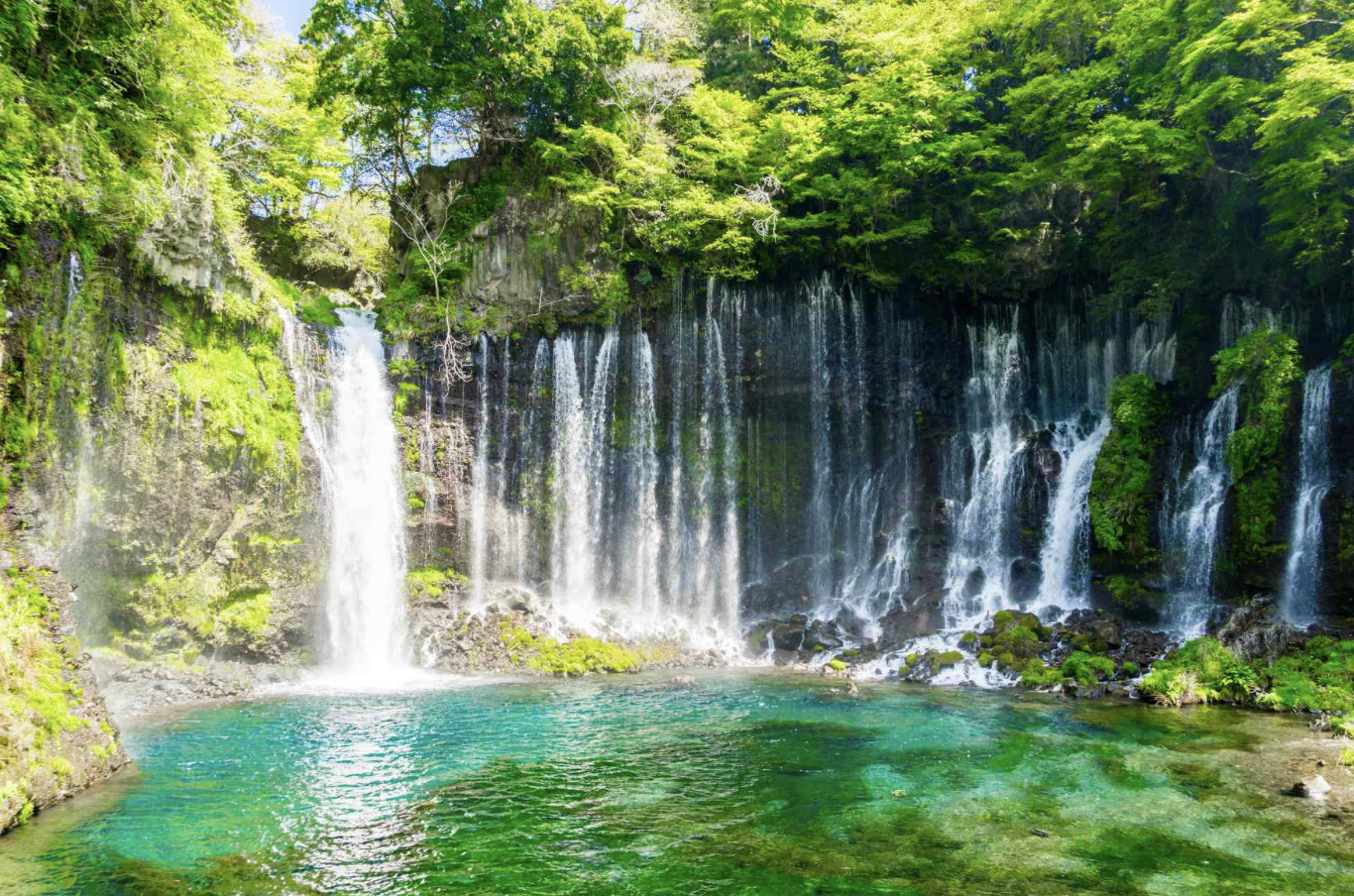 白糸の滝　観光